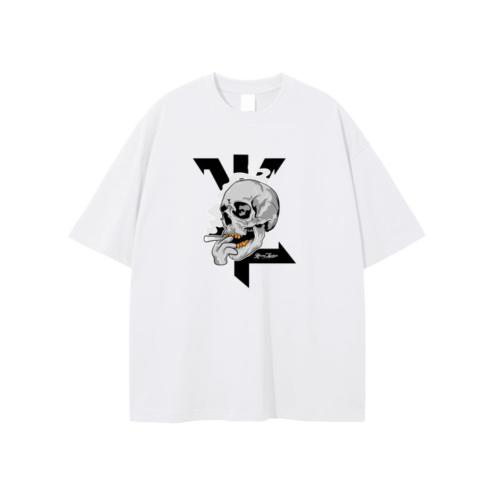 Streetwear Unisex Solid Color Loose Fit FOG T-Shirt