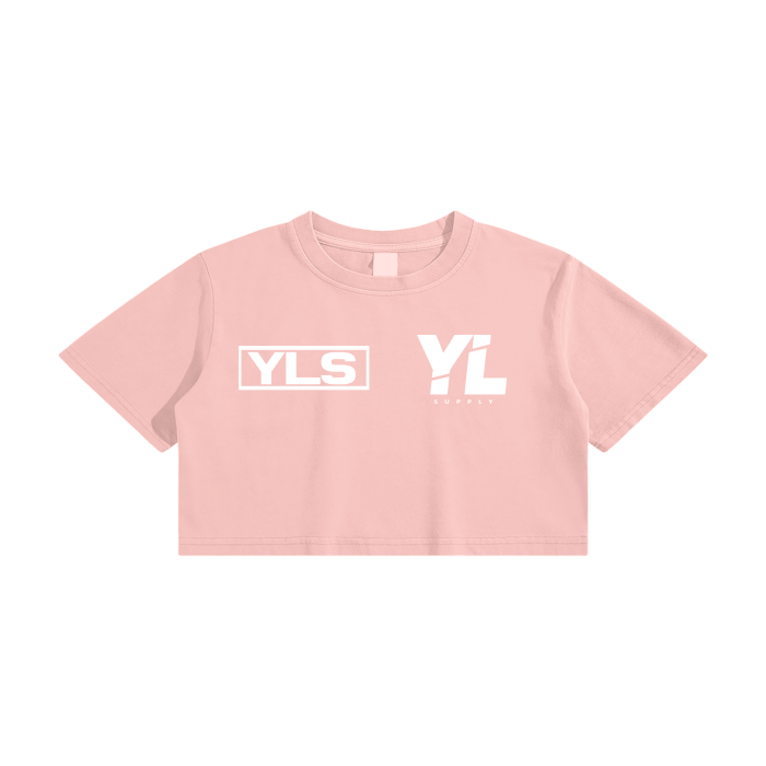 Washed Effect Crop Top - 220 GSM
