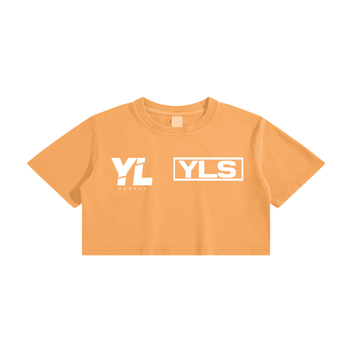 Washed Effect Crop Top - 220 GSM